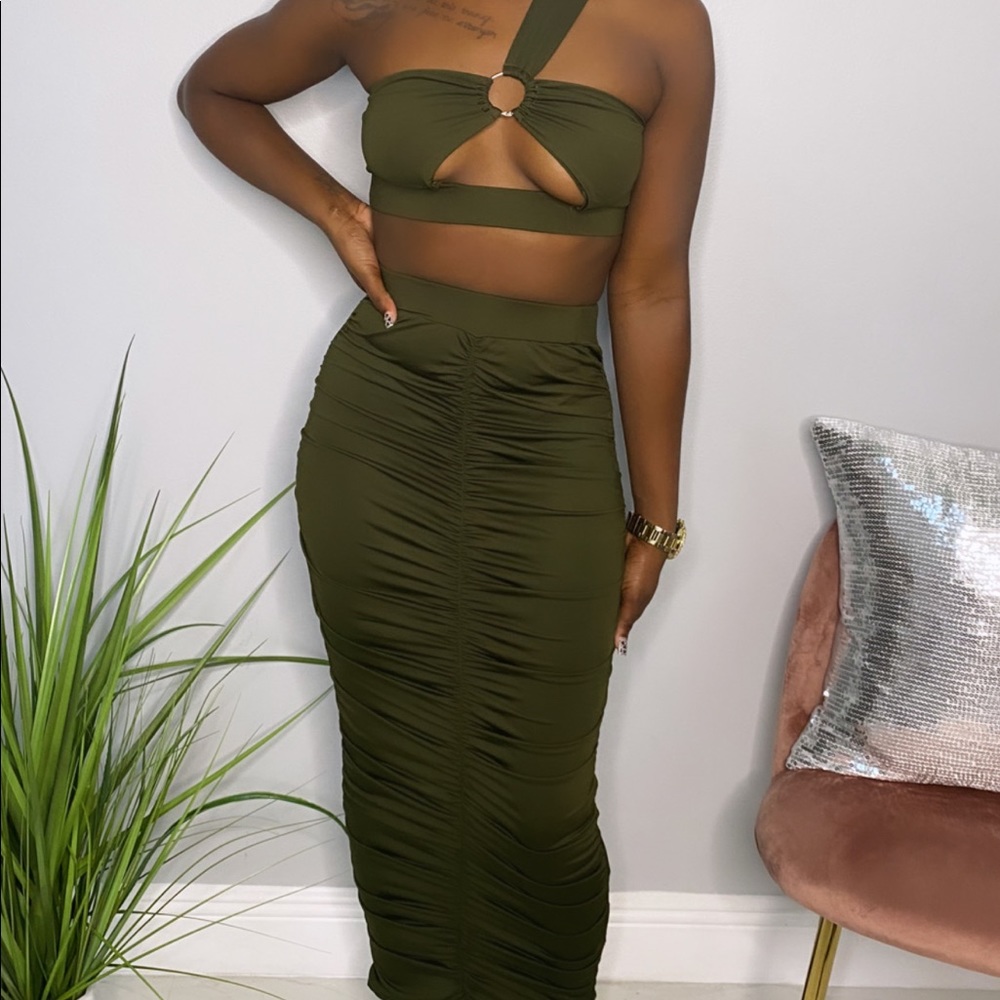 Two Piece Top & Skirt